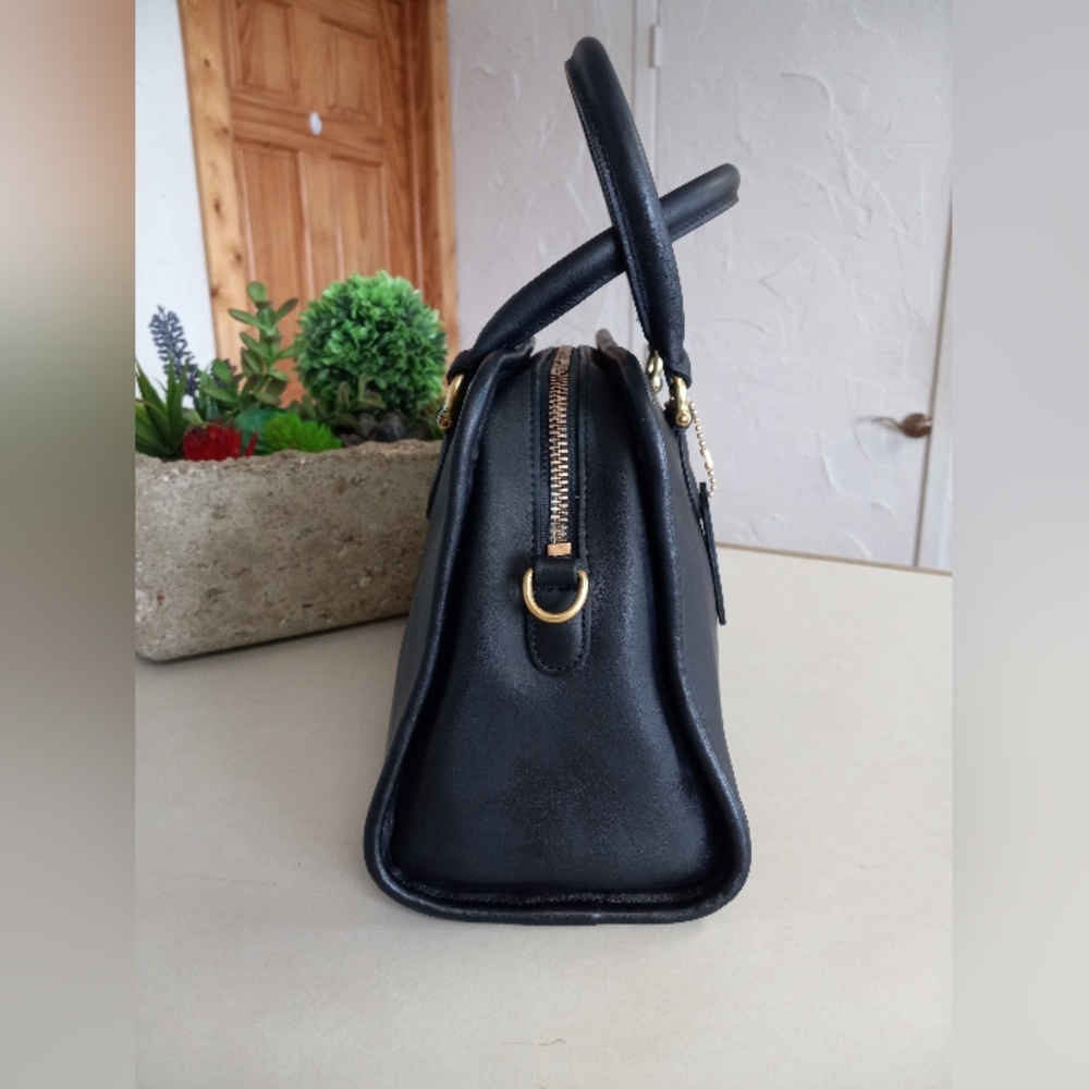 Coach Vintage Beaumont Satchel/Crossbody #9871, Navy Blue - Picture 6 of 16